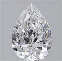 Natural Diamond 1.01 Carats, Pear with  Cut, D Color, VVS1 Clarity and Certified by GIA