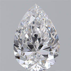 Picture of Natural Diamond 1.01 Carats, Pear with  Cut, D Color, VVS1 Clarity and Certified by GIA
