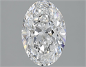 Natural Diamond 2.00 Carats, Oval with  Cut, D Color, SI1 Clarity and Certified by GIA