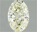 Natural Diamond 0.30 Carats, Oval with  Cut, L Color, VVS1 Clarity and Certified by IGI