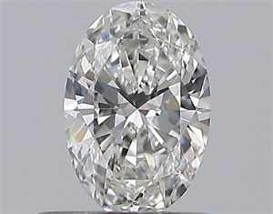 Picture of Natural Diamond 0.41 Carats, Oval with  Cut, G Color, SI1 Clarity and Certified by GIA