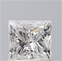 Diamante Natural 1.28 quilates, Princesa , Color E, claridad SI2 y certificado GIA
