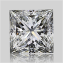 Natural Diamond 1.51 Carats, Princess with  Cut, I Color, VS1 Clarity and Certified by GIA