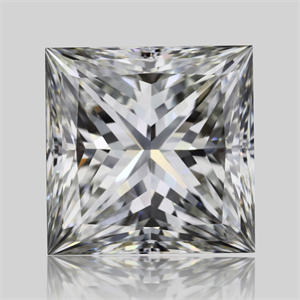 Picture of Natural Diamond 1.51 Carats, Princess with  Cut, I Color, VS1 Clarity and Certified by GIA