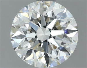 Picture of Natural Diamond 1.23 Carats, Round with Excellent Cut, I Color, VVS2 Clarity and Certified by IGI