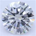 Lab Grown Diamond 5.05 Carats, Round with Ideal Cut, E Color, VS1 Clarity and Certified by IGI
