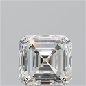 Natural Diamond 1.51 Carats, Asscher with  Cut, I Color, VS1 Clarity and Certified by GIA