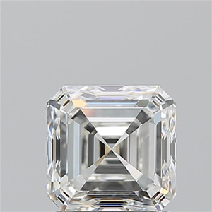 Picture of Natural Diamond 1.51 Carats, Asscher with  Cut, I Color, VS1 Clarity and Certified by GIA