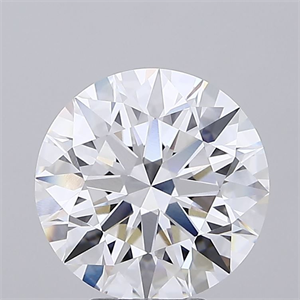 Picture of Lab Grown Diamond 5.71 Carats, Round with Excellent Cut, E Color, VVS2 Clarity and Certified by GIA