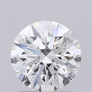 Picture of Lab Grown Diamond 1.29 Carats, Round with Ideal Cut, D Color, VS1 Clarity and Certified by IGI