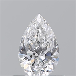 Picture of Natural Diamond 0.50 Carats, Pear with  Cut, D Color, VS1 Clarity and Certified by GIA