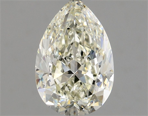 Picture of Natural Diamond 0.90 Carats, Pear with  Cut, K Color, VS1 Clarity and Certified by GIA