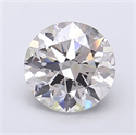Lab Grown Diamond 1.51 Carats, Round with Ideal Cut, F Color, VVS2 Clarity and Certified by IGI