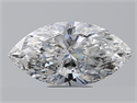 Diamante Natural 3.01 quilates, marqués , Color E, claridad SI2 y certificado HRD