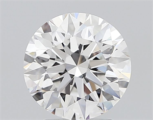Picture of Lab Grown Diamond 2.34 Carats, Round with Ideal Cut, D Color, IF Clarity and Certified by IGI