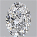 Diamante Natural 0.70 quilates, Ovalado , Color D, claridad VS1 y certificado GIA
