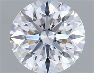 Picture of Lab Grown Diamond 1.02 Carats, Round with Ideal Cut, D Color, VVS1 Clarity and Certified by IGI
