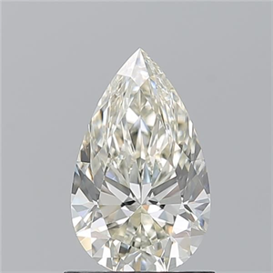 Picture of Natural Diamond 1.01 Carats, Pear with  Cut, K Color, VS2 Clarity and Certified by GIA