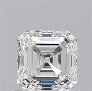 Picture of Natural Diamond 1.01 Carats, Asscher with  Cut, H Color, SI1 Clarity and Certified by GIA