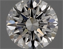 Diamante Natural 0.42 quilates, Redondo , Color H, claridad IF y certificado GIA
