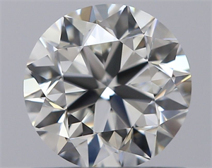 Picture of Natural Diamond 0.70 Carats, Round with Very Good Cut, I Color, IF Clarity and Certified by GIA