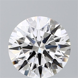 Picture of Lab Grown Diamond 3.10 Carats, Round with Excellent Cut, E Color, VS2 Clarity and Certified by GIA
