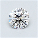 0.75 quilates, Redondo Diamante , Color F, claridad SI1 y certificado por GIA