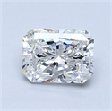 1.01 Carats, Radiant Diamond with  Cut, F Color, VS2 Clarity and Certified by GIA
