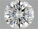Lab Grown Diamond 3.09 Carats, Round with Ideal Cut, E Color, VS2 Clarity and Certified by IGI