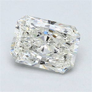 Picture of 1.01 Carats, Radiant Diamond with  Cut, J Color, SI2 Clarity and Certified by GIA