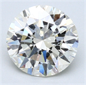 2.01 quilates, Redondo Diamante , Color K, claridad VVS2 y certificado por GIA