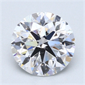 1.50 quilates, Redondo Diamante , Color D, claridad SI1 y certificado por GIA