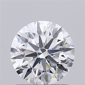 Picture of Lab Grown Diamond 1.02 Carats, Round with Ideal Cut, D Color, VVS1 Clarity and Certified by IGI