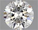 Natural Diamond 0.80 Carats, Round with Excellent Cut, H Color, VVS1 Clarity and Certified by GIA