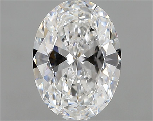 Picture of Natural Diamond 0.70 Carats, Oval with  Cut, E Color, VS2 Clarity and Certified by GIA