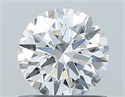 Diamante Natural 0.74 quilates, Redondo , Color F, claridad SI1 y certificado GIA