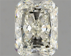 Picture of Natural Diamond 1.01 Carats, Radiant with  Cut, J Color, VS2 Clarity and Certified by GIA