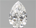 Diamante Natural 5.52 quilates, De pera , Color F, claridad IF y certificado GIA