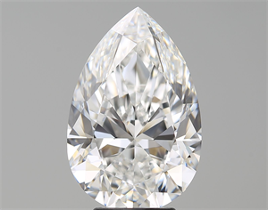 Foto Diamante Natural 5.52 quilates, De pera , Color F, claridad IF y certificado GIA de
