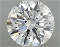Natural Diamond 0.56 Carats, Round with Excellent Cut, F Color, VS2 Clarity and Certified by GIA