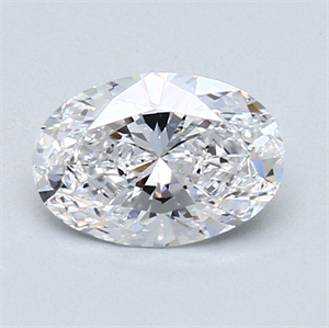 Picture of 1.02 Carats, Oval Diamond with  Cut, D Color, VVS2 Clarity and Certified by GIA
