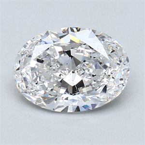 Picture of 1.20 Carats, Oval Diamond with  Cut, D Color, SI1 Clarity and Certified by GIA