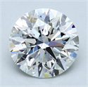 1.80 quilates, Redondo Diamante , Color D, claridad SI2 y certificado por GIA