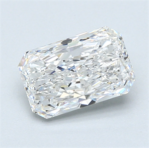 Picture of 1.50 Carats, Radiant Diamond with  Cut, E Color, SI1 Clarity and Certified by GIA