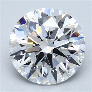 Picture of 2.70 Carats, Round Diamond with Excellent Cut, D Color, VS2 Clarity and Certified by GIA