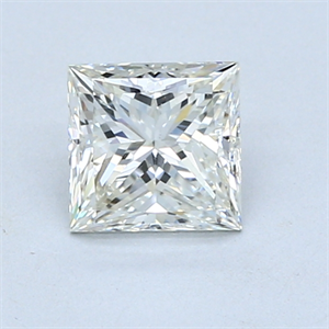 Picture of 1.01 Carats, Princess Diamond with  Cut, I Color, SI1 Clarity and Certified by GIA