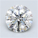 1.70 quilates, Redondo Diamante , Color H, claridad SI1 y certificado por GIA