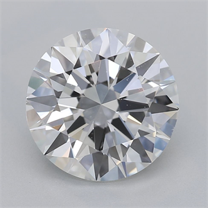 Picture of Natural Diamond 2.00 Carats, Round with Excellent Cut, F Color, VS2 Clarity and Certified by GIA