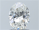 Diamante Natural 0.90 quilates, Ovalado , Color G, claridad VVS2 y certificado GIA