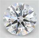 Lab Grown Diamond 2.90 Carats, Round with Ideal Cut, D Color, VVS1 Clarity and Certified by IGI